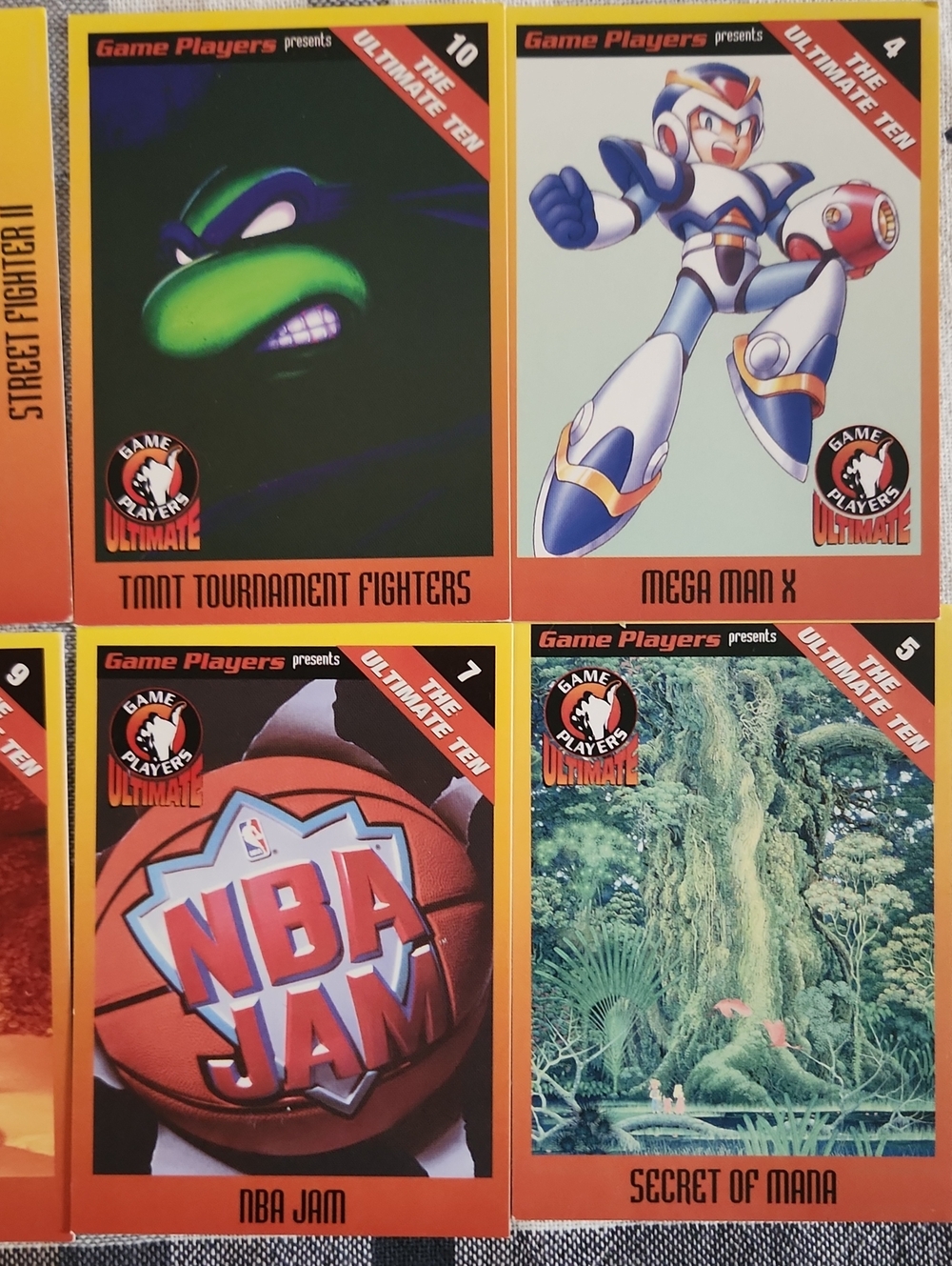 1994 Game Players Presents The Ultimate Ten Card Lot
